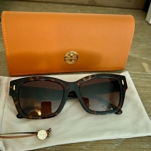 Tory Burch Tortoise Sunglasses with Case